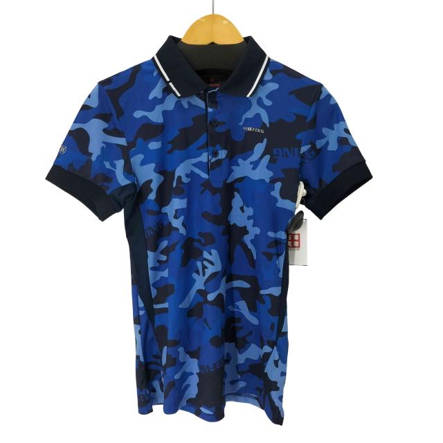 BRIEFING(ブリーフィング) カモフラ 半袖ポロシャツ メンズ JPN：S 【中古】【ブランド古着バズストア】