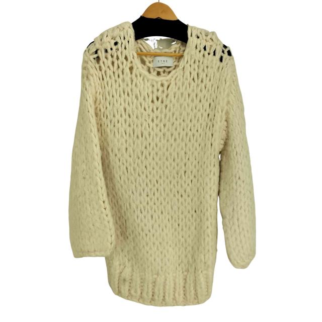 ETRE TOKYO(エトレトウキョウ) ローゲージ ルーズ ニットプルオーバー レディース FREE 【中古】【ブランド古着バズストア】