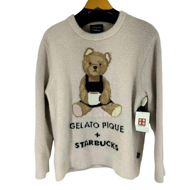 gelato pique(ジェラートピケ) ジャガードプルオーバー レディース FREE 【中古】【ブランド古着バズストア】