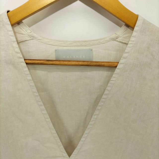 USED古着(ユーズドフルギ) {{WALANCE}} 23AW hemp cotton tuck sleeve dress レディース 表記無 【中古】【ブランド古着バズストア】 USED古着(ユーズドフルギ) {{WALANCE}} 23AW hemp cotton tuck sleeve