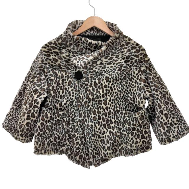 tricot COMME des GARCONS(トリココムデギャルソン) 12aw レオパード ポンチョ レディース 表記無 【中古】【ブランド古着バズストア】