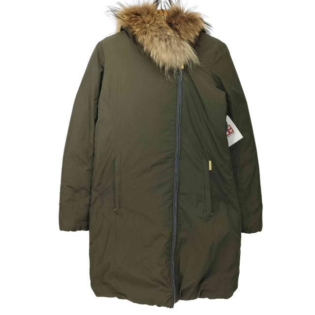 WOOLRICH(ウールリッチ) ラクーンファー ダウンコート レディース JPN：S 【中古】【ブランド古着バズストア】