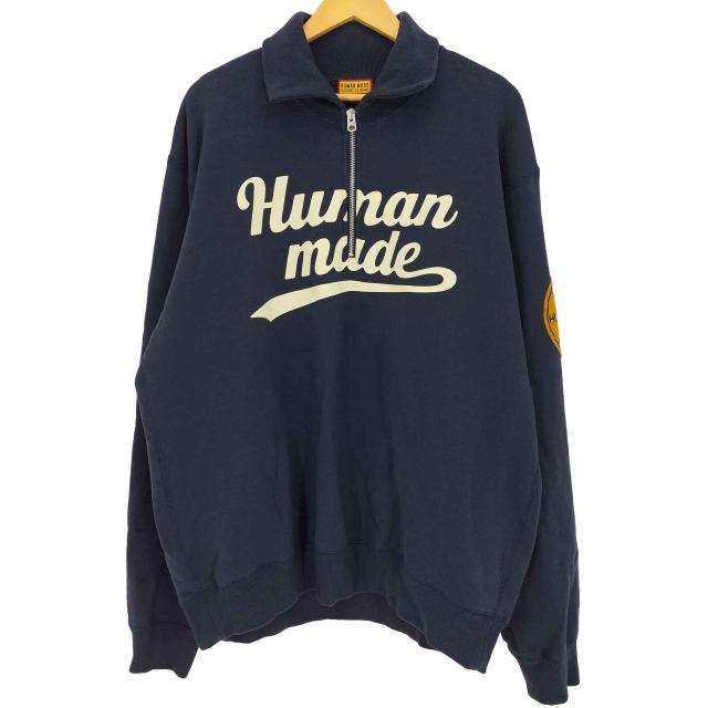 HUMAN MADE(ヒューマンメイド) 26SS HALF-ZIP SWEATSHIRT メンズ JPN：XXL 【中古】【ブランド古着バズストア】