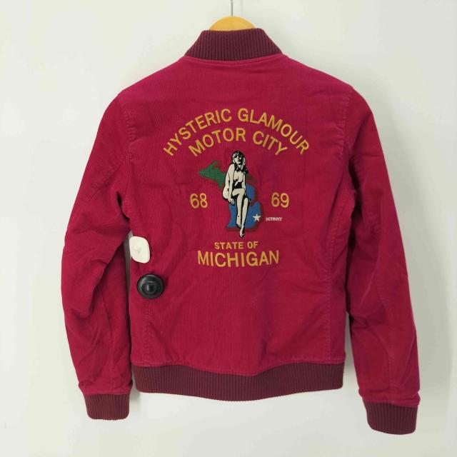 HYSTERIC GLAMOUR リバーシブル 刺繍 コーデュロイ ベトジャン赤