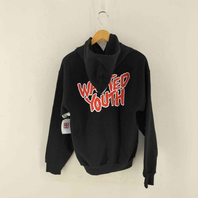 WASTED YOUTH(ウェイステッドユース) ロゴプリント プルオーバーパーカー メンズ JPN：M 【中古】【ブランド古着バズストア】_1