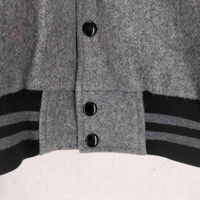 USED古着(ユーズドフルギ) 企業ロゴ ウールメルトンスタジャン メンズ  L【中古】【ブランド古着バズストア】 USED古着(ユーズドフルギ) 企業ロゴ ウールメルトンスタジャン メンズ