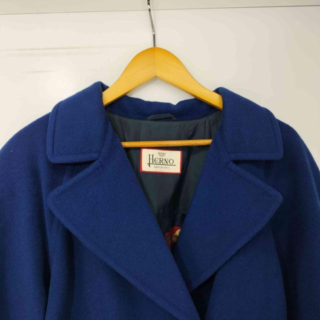 Herno(ヘルノ) MADE IN ITALY 裏地総柄シルク100% カシミア混 ウール 
