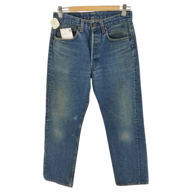 Levis(リーバイス) 501 USA製 ボタン裏522 ボタンフライ デニムパンツ メンズ  32×32【中古】【ブランド古着バズストア】の通販は