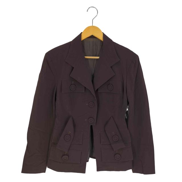 Ys(ワイズ) 変形デザイン ウール ジャケット レディース 表記無 【中古】【ブランド古着バズストア】の通販は