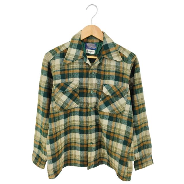 PENDLETON(ペンドルトン) roos atkins チェック ボードシャツ メンズ import：M 【中古】【ブランド古着バズストア】