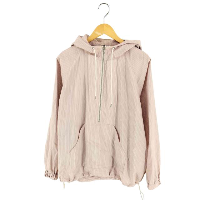 AURALEE(オーラリー) FINX POLYESTER STRIPE HOODED ZIP P/O  メンズ JPN：4 【中古】【ブランド古着バズストア】