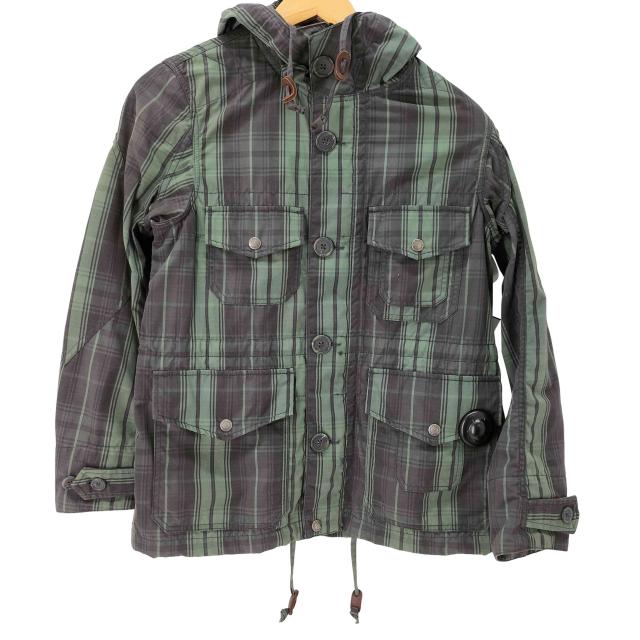 FWK engineered garments(エフダブリューケーエンジニアードガーメンツ) チェック柄 マウンテンパーカー  メンズ JPN：1 【中古】【ブランド古着バズストア】