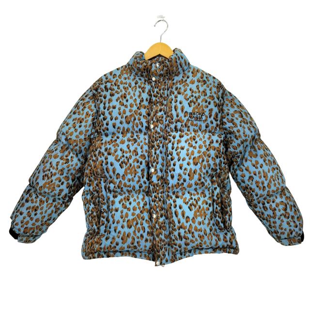 WACKO MARIA(ワコマリア) GUILTY PARTY LEOPARD DOWN BLUE メンズ JPN：S 【中古】【ブランド古着バズストア】