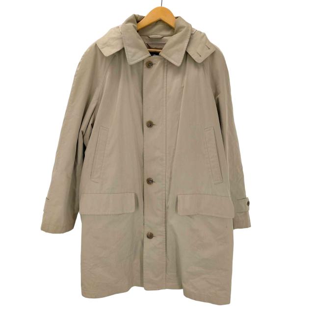 BURBERRY LONDON(バーバリーロンドン) 裏地ノバチェック ダウンライナー付き フルセット フード 着脱可 2WAY ダウン ロング コート ダウン 80% メンズ import：L 【中古】【ブランド古着バズストア】