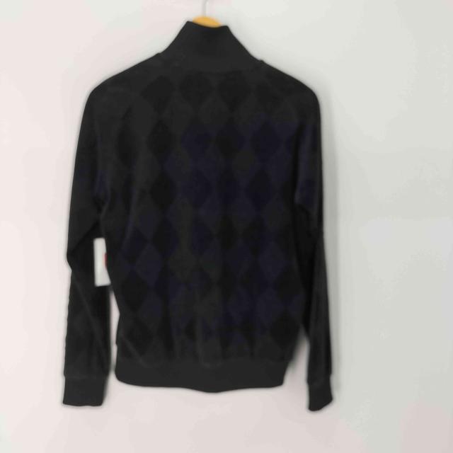 FRED PERRY(フレッドペリー) アーガイル ベロア トラックジャケット ダブルジップ メンズ import：M 【中古】【ブランド古着バズストア】_1