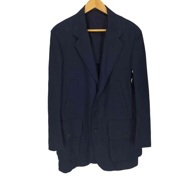 Yohji Yamamoto POUR HOMME(ヨウジヤマモトプールオム) 25SS INDIGO DYEING COTTON LINEN BOX POCKET JACKET メンズ JPN：2 【中古】【ブランド古着バズストア】