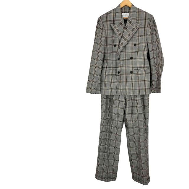 Maison Margiela(メゾンマルジェラ) 18ss ダブルブレスト テーラードジャケット セットアップ メンズ  50【中古】【ブランド古着バズストア】