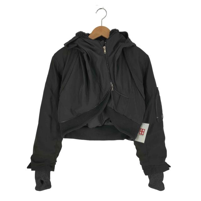 USED古着(ユーズドフルギ) {{DIFFERENTIS}} Cropped Bomber Jacket レディース  OS【中古】【ブランド古着バズストア】