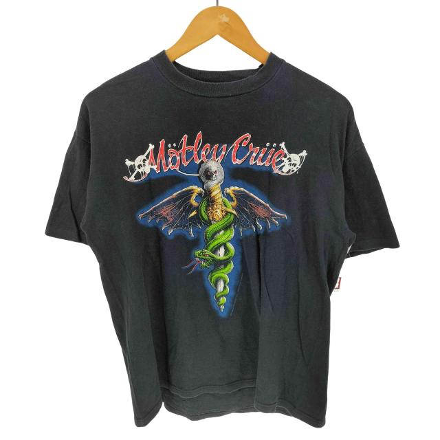 BROCKUM(ブロッカム) 80S USA製 US ロック バンド グラフィック プリント クルーネック S/S Tシャツ メンズ import：L 【中古】【ブランド古着バズストア】