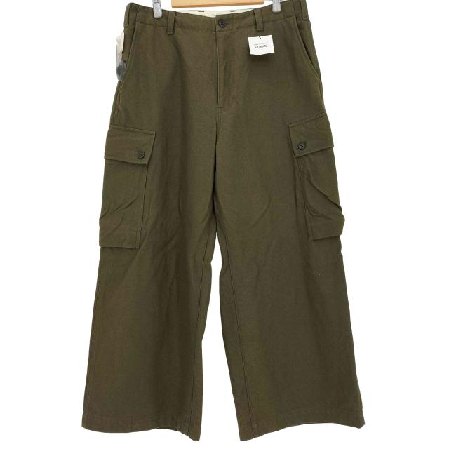 COMME des GARCONS HOMME(コムデギャルソンオム) 25aw WOOL ARMY SAGE PANTS 綿ウールアーミーサージパンツ メンズ JPN：M 【中古】【ブランド古着バズストア】
