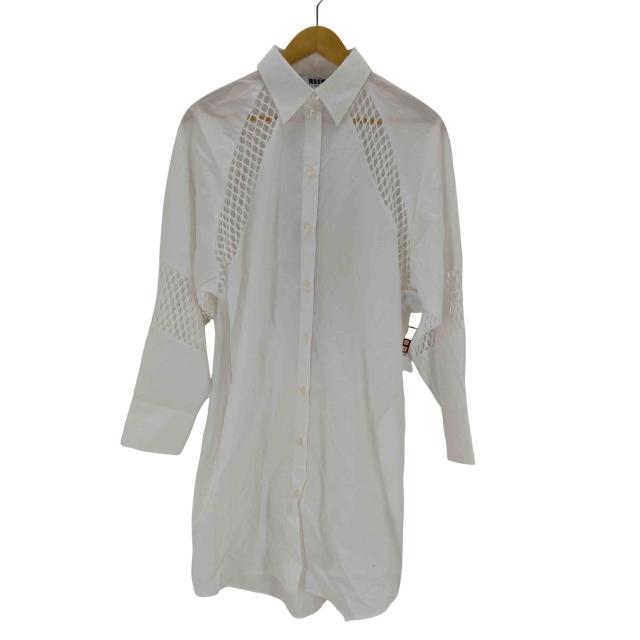 MSGM(エムエスジーエム) MESH MIX LONG BLOUSE レディース  36 中古 古着 0424 エムエスジーエム MSGM MESH MIX LONG BLOUSE レディース 36