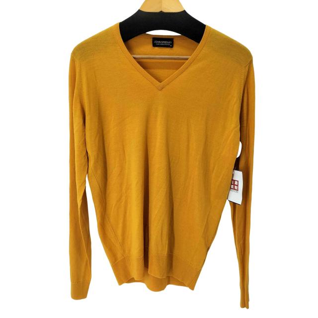 JOHN SMEDLEY(ジョンスメドレー) MADE IN ENGLAND メリノウール Vネックセーター メンズ JPN：M 【中古】【ブランド古着バズストア】