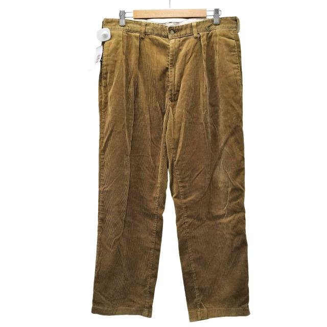 POLO RALPH LAUREN(ポロラルフローレン) CORDS 太畝 2タック ワイド コーデュロイ パンツ コーズ メンズ 表記無 【中古】【ブランド古着バズストア】