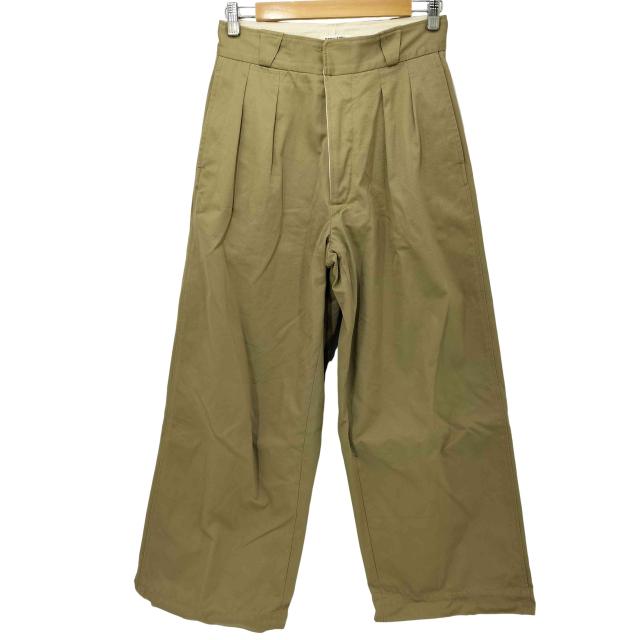 FUMIKA UCHIDA(フミカウチダ) 25SS UNIFORM WEAPON 2-TUCK PANTS レディース JPN：36 【中古】【ブランド古着バズストア】