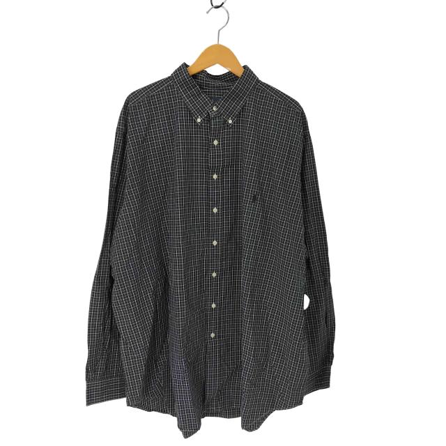 RALPH LAUREN(ラルフローレン) ブラックベース ボタンダウンシャツ メンズ 3XL TALL【中古】【ブランド古着バズストア】