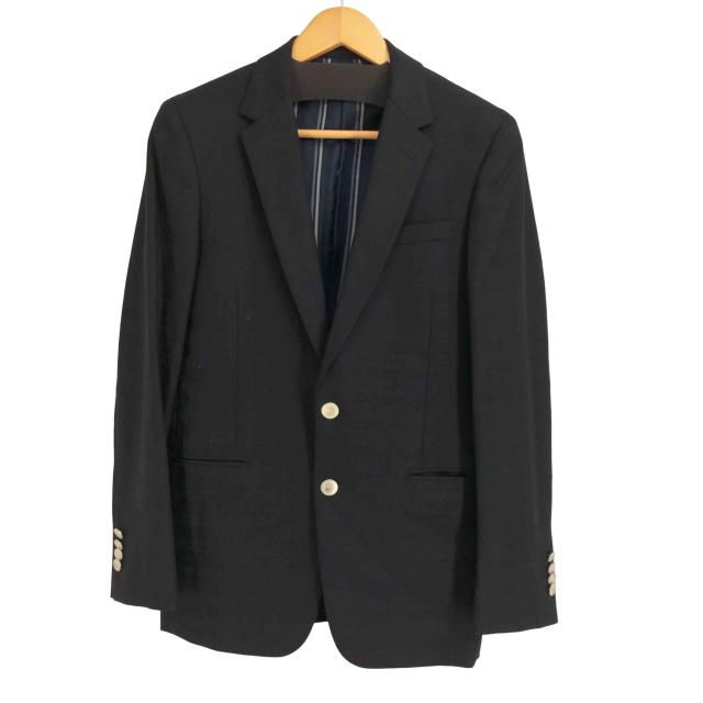 TOMORROWLAND(トゥモローランド) 22AW ウールフランネル ストライプ シングルブレステッド2Bジャケット FOX FLANNEL メンズ JPN：44 【中古】【ブランド古着バズストア】