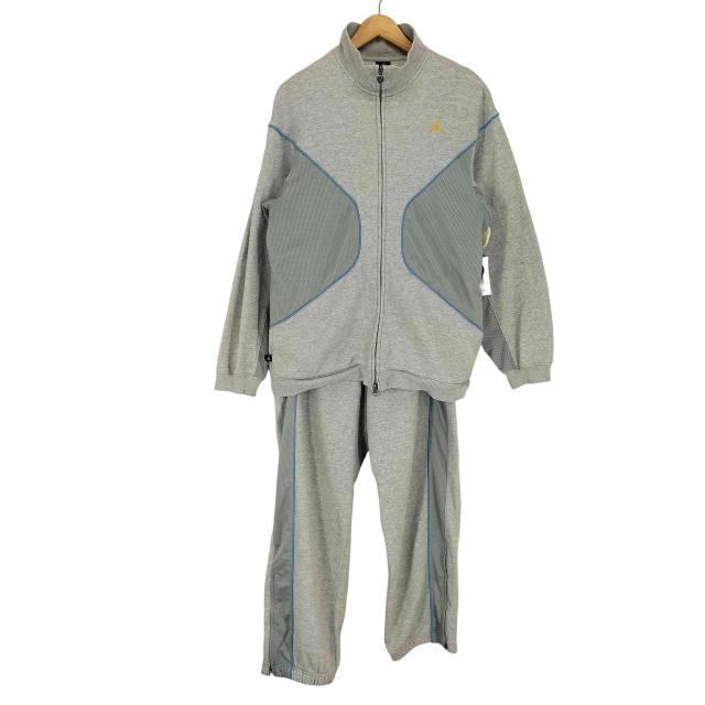 JORDAN BRAND(ジョーダンブランド名) 飛び降りるマン刺しゅうメッシュうつり変わりスウェットジャケットセットアップ メンズ  S【中古】【ブランド名古着バズストア】