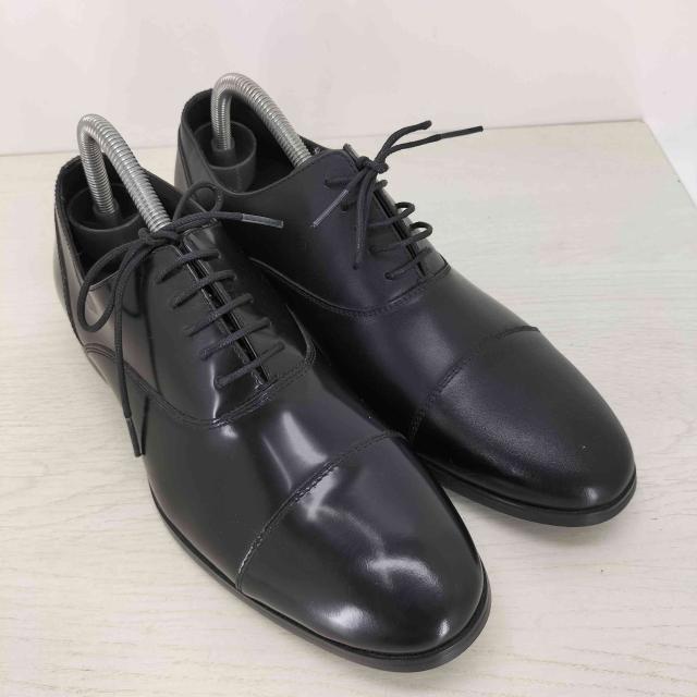 【即決】whoop-de-doo フープディドゥ メンズ 40 25.0㎝ ブラック 黒 カジュアルシューズ ドレスシューズ プレーントゥ
