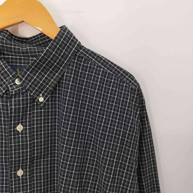RALPH LAUREN(ラルフローレン) ブラックベース ボタンダウンシャツ メンズ 3XL TALL【中古】【ブランド古着バズストア】_3