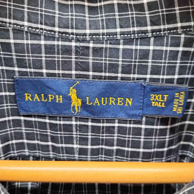 RALPH LAUREN(ラルフローレン) ブラックベース ボタンダウンシャツ メンズ 3XL TALL【中古】【ブランド古着バズストア】_5