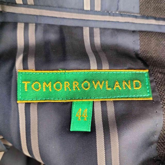 TOMORROWLAND(トゥモローランド) 22AW ウールフランネル ストライプ シングルブレステッド2Bジャケット FOX FLANNEL メンズ JPN：44 【中古】【ブランド古着バズストア】_5