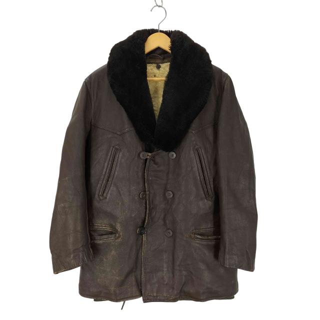 USED古着(ユーズドフルギ) 60S〜70S ECLAIRジッパー ユーロ ムートンライナー カナディアンコート メンズ  46【中古】【ブランド古着バズストア】