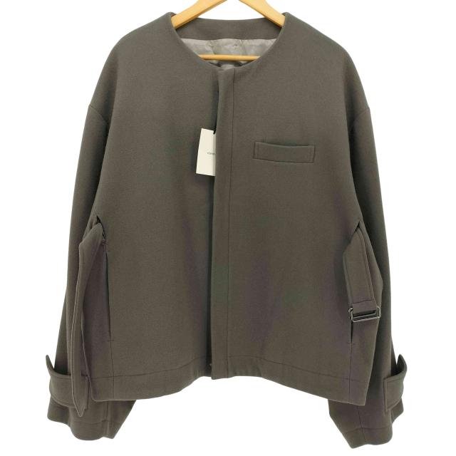 stein(シュタイン) 20AW NO COLLAR BELTED JACKET メンズ JPN：M 【中古】【ブランド古着バズストア】の通販は 20,342円