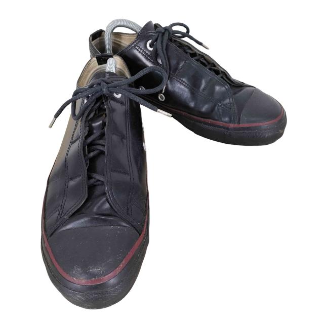 ISSEY MIYAKE MEN(イッセイミヤケメン) CORDOVAN コードバン 比翼ローカットスニーカー メンズ  S【中古】【ブランド古着バズストア】