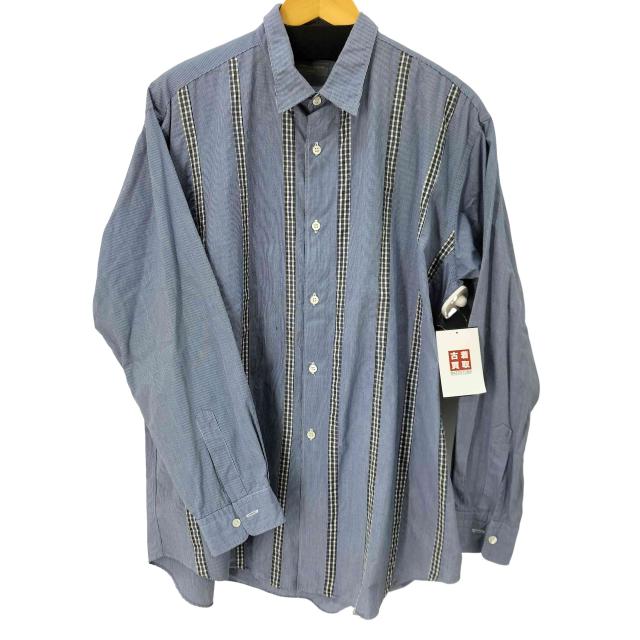 COMME des GARCONS HOMME(コムデギャルソンオム) 田中オム 切替 ギンガムチェック シャツ メンズ 表記無 【中古】【ブランド古着バズストア】