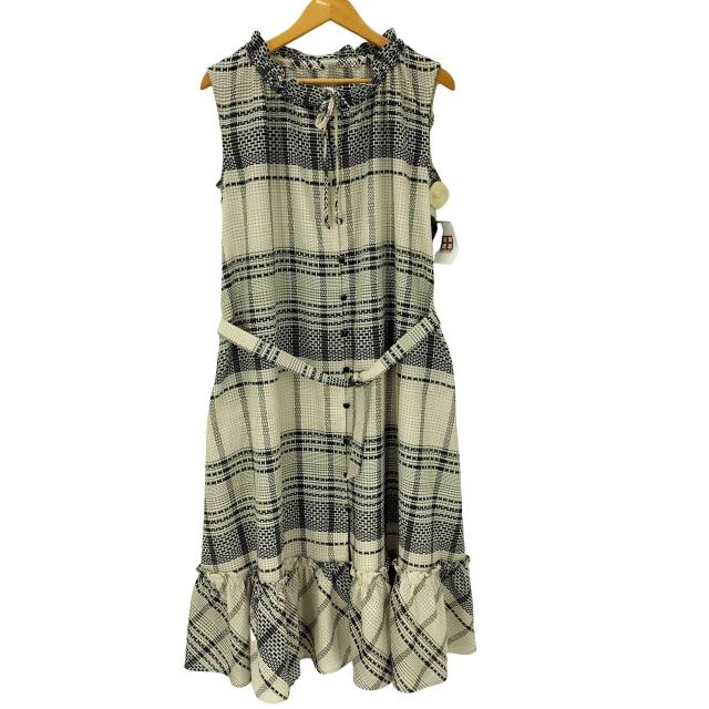 USED古着(ユーズドフルギ) Ruimeme block tile check gather dress レディース FREE 【中古】【ブランド古着バズストア】