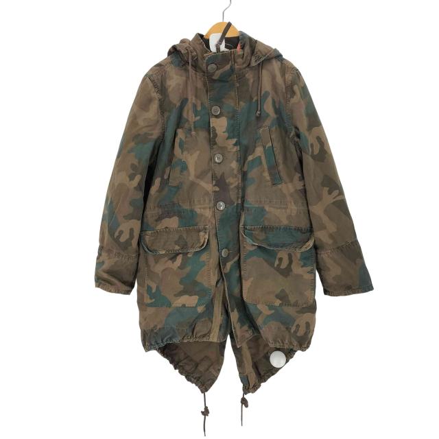 DKNY JEANS(ダナキャランニューヨークジーンズ) カモ柄 ライナー付き モッズコート メンズ JPN：M 【中古】【ブランド古着バズストア】