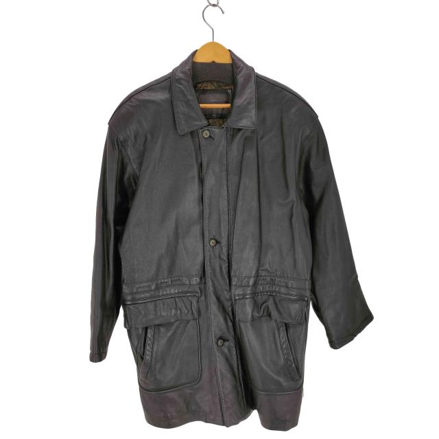 USED古着(ユーズドフルギ) レザーハーフコート メンズ JPN：L 【中古】【ブランド古着バズストア】