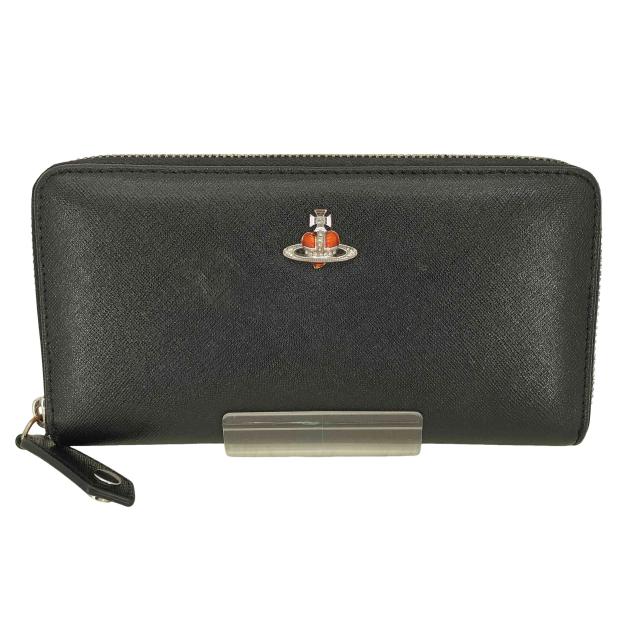 Vivienne Westwood(ヴィヴィアンウエストウッド) ディアマンテ ハート オーブ 長財布 レディース 表記無 【中古】【ブランド古着バズストア】