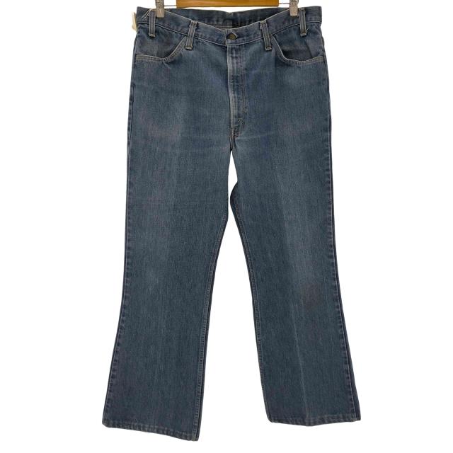 Levis(リーバイス) 70S USA製 ボタン裏8刻印 オレンジタブ 646-0917 ブーツカット フレア デニム パンツ ベルボトム 42TALON ジップ 1978年製 ビックサイズ メンズ  W40L32【中古】【ブランド古着バズストア】