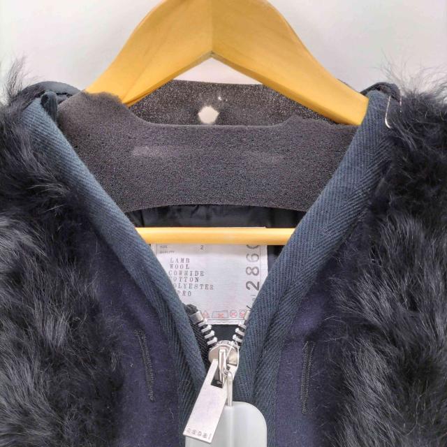 Sacai(サカイ) フロントジップ リアル ファー コート レディース  2【中古】【ブランド古着バズストア】_2