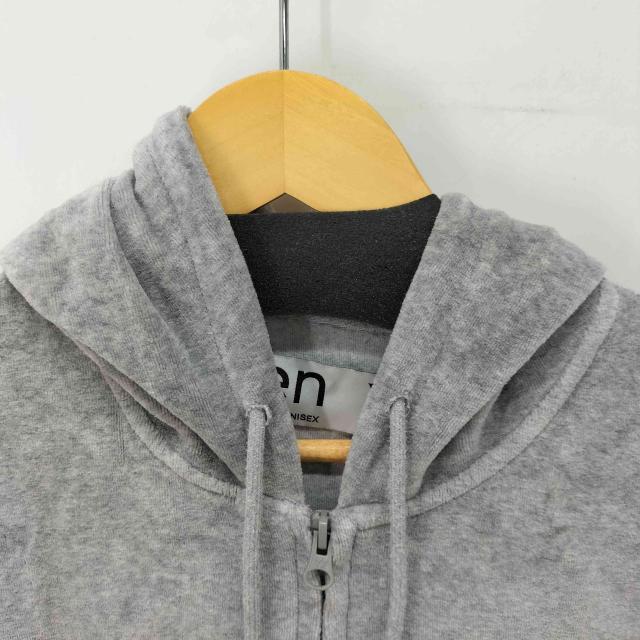 USED古着(ユーズドフルギ) OPEN YY Velour Box Hoodie ベロア ジップ パーカー メンズ import：S 【中古】【ブランド古着バズストア】_2