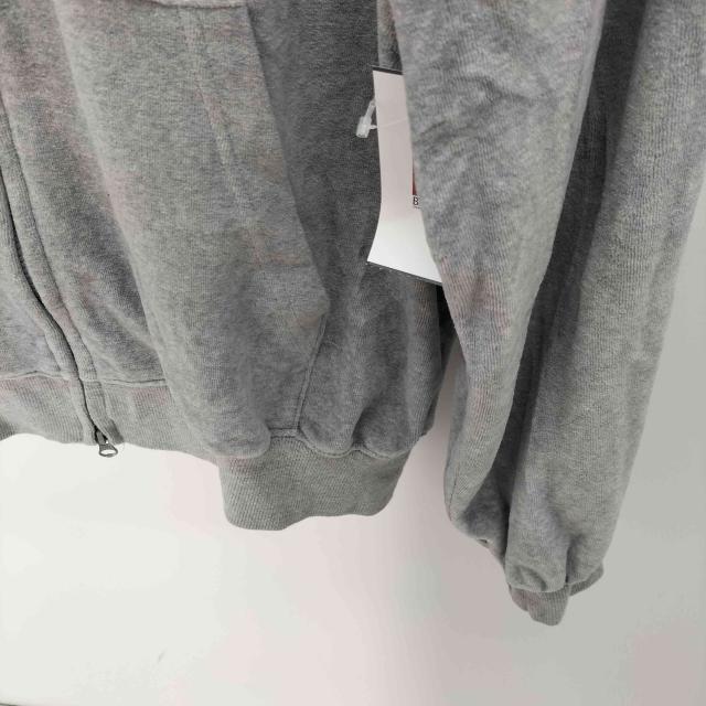 USED古着(ユーズドフルギ) OPEN YY Velour Box Hoodie ベロア ジップ パーカー メンズ import：S 【中古】【ブランド古着バズストア】_4