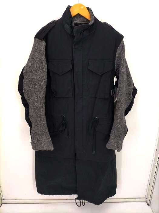 Ground Y Yohji Yamamoto(グラウンドワイ ヨウジヤマモト) 21AW ミリタリーロングコート メンズ JPN：3 【中古】【ブランド古着バズスト