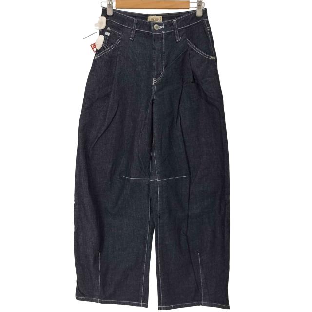 SOMETHING(サムシング) 別注 TUCK CURVE WIDE デニムパンツ レディース JPN：M 【中古】【ブランド古着バズストア】の通販は 7,620円