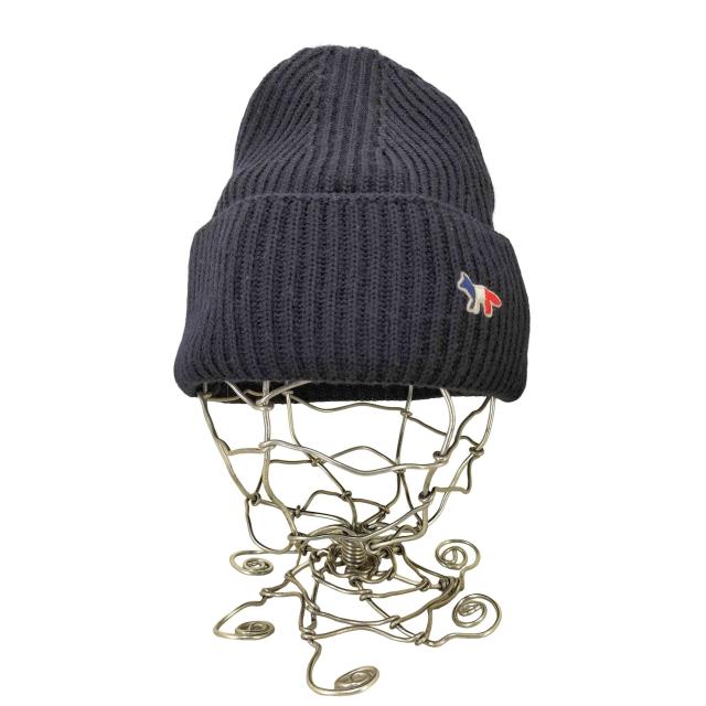 MAISON KITSUNE(メゾンキツネ) フォックスパッチ ニットキャップ メンズ 表記無 【中古】【ブランド古着バズストア】